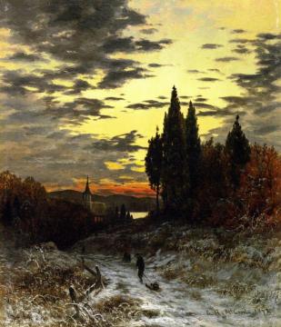 A Winter Sunrise Artwork by George Herbert McCord