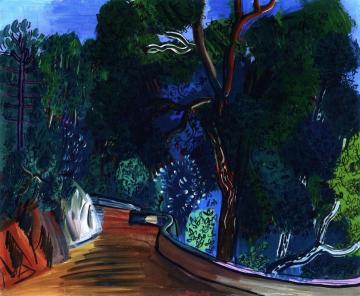 Cork Trees in Vallauris Artwork by Raoul Dufy