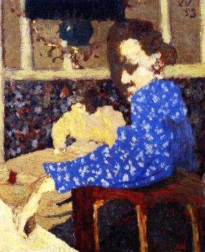 The Blue Sleeve Artwork by Edouard Vuillard