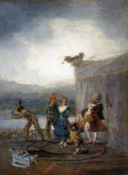 Strolling Players Artwork by Francisco Jose de Goya y Lucientes