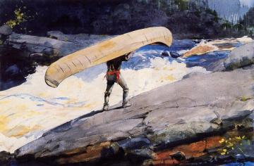 The Portage Artwork by Winslow Homer