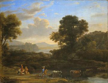 Pastoral Landscape Artwork by Claude Lorrain
