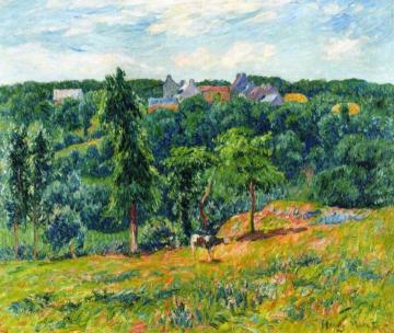Spring at Clohars Artwork by Henry Moret