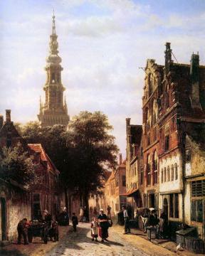 Walenkerk Haarlem Artwork by Cornelius Springer
