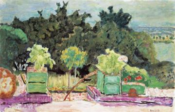 The Terrace At Vernonnet Artwork by Pierre Bonnard