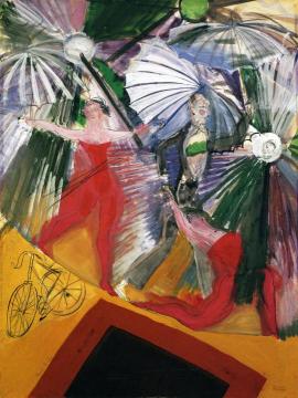 Tightrope Walkers Artwork by Raoul Dufy