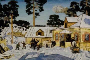 New Tavern Artwork by Nikolai Krymov