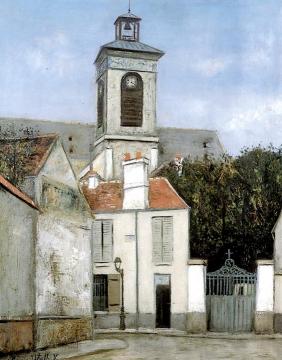 Eglise Sainte Marguerite in Paris Artwork by Maurice Utrillo