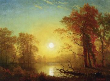 Sunrise Artwork by Albert Bierstadt