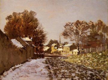 Snow at Argenteuil Artwork by Claude Oscar Monet