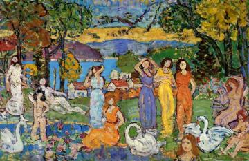The Picnic Artwork by Maurice Prendergast