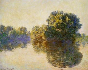 The Seine near Giverny Artwork by Claude Oscar Monet