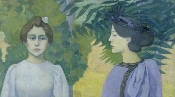 Two Young Girls Artwork by Aristide Maillol