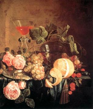 Still-Life with Flowers and Fruit Artwork by Jan Davidsz De Heem