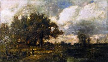 Autumn - Long Island Oaks Artwork by Charles Henry Miller