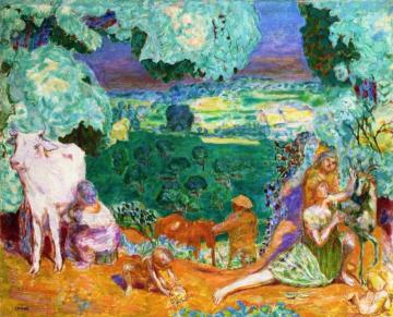 Pastoral Symphony Artwork by Pierre Bonnard