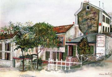 The Lapin Agile In Montmartre Artwork by Maurice Utrillo