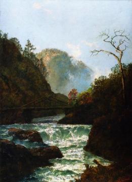 Pawpack Falls, Hawley, Pennsylvania Artwork by Ralph Albert Blakelock