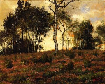 Birch Forest Artwork by Luigi Comoli