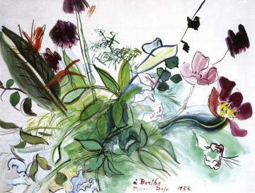Rustic Bouquet Artwork by Raoul Dufy