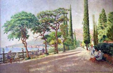 September morning in Artek Artwork by Ilya Mashkov