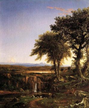 Summer Twilight Artwork by Thomas Cole
