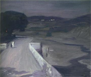 Moonlight on the Bridge Artwork by Sir John Lavery