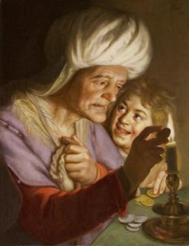 Allegory of avarice Artwork by Paulus Moreelse