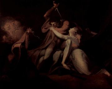 Percival Delivering Belisane from the Enchantment of Urma Artwork by Henry Fuseli