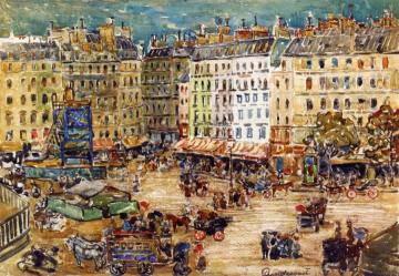 Montparnasse Artwork by Maurice Prendergast