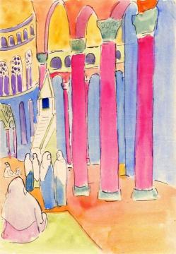 Constantinople, Women in a Mosque Artwork by Émile Bernard