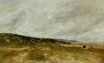 Deauville, the Dunes Artwork by Eugène-Louis Boudin