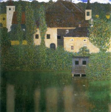 Water Castle Artwork by Gustav Klimt
