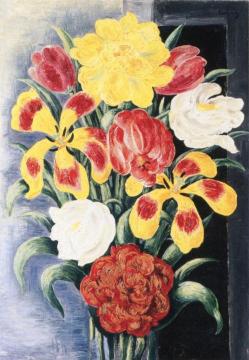 Flowers Artwork by Moise Kisling