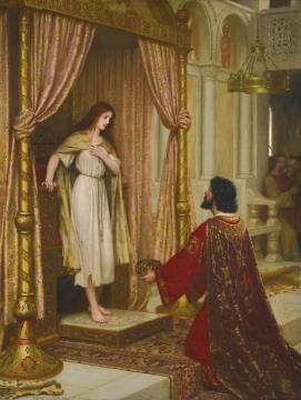 The King and the Beggar-maid Artwork by Edmund Blair Leighton