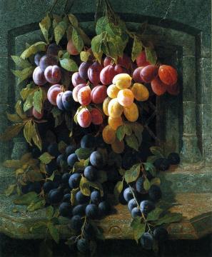 Plums Artwork by Edwin Deakin
