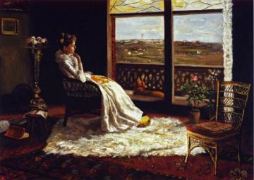 Mrs. E. B. Chandler In Her Room Artwork by Robert Jenkins Onderdonk