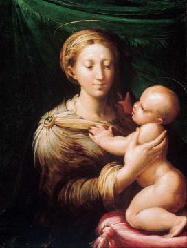 The Madonna and Child Artwork by Parmigianino