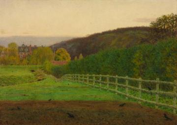 Landscape at Wotton, Surrey Artwork by George Price Boyce