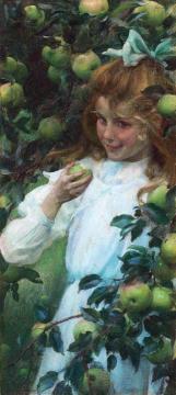 In the Orchard Artwork by Charles Courtney Curran