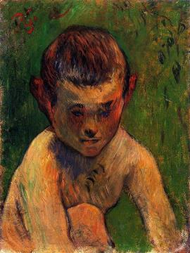 Little Breton Bather Artwork by Paul Gauguin