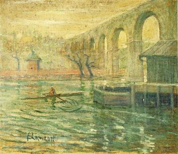 High Bridge at Noon Artwork by Ernest Lawson