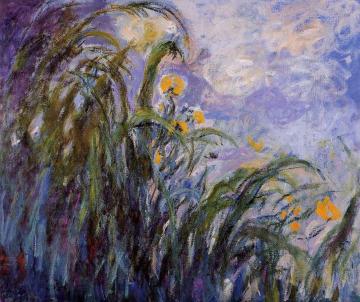 Yellow Irises Artwork by Claude Oscar Monet