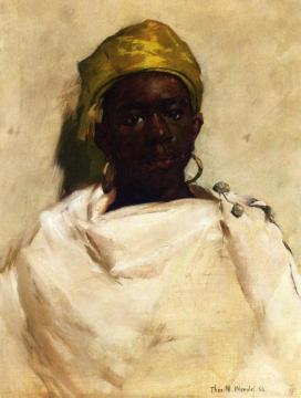 Portrait of a Moroccan Youth Artwork by Theodore Wendel