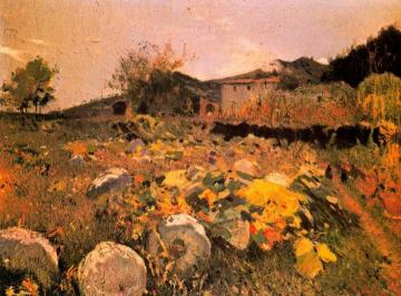 Campo De Calabazas Artwork by Joaquin Mir Trinxet