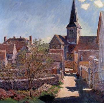 Bennecourt Artwork by Claude Oscar Monet