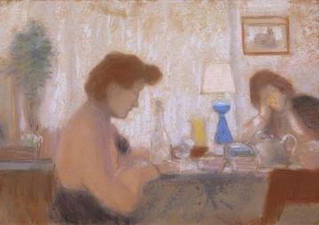 Evening Mood Artwork by József Rippl-Rónai