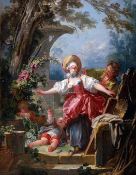 The Blind Man's Bluff Game Artwork by Jean Honore Fragonard