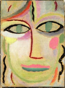 Head of a Woman Artwork by Alexej Jawlensky