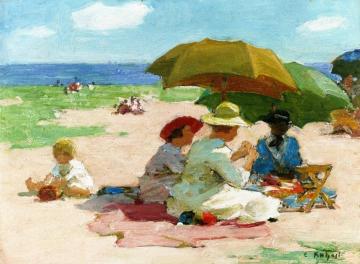 At the Beach Artwork by Edward Potthast